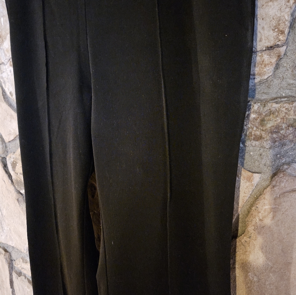 Zara Basic Collection Pleated Front Black Pants S… - image 6